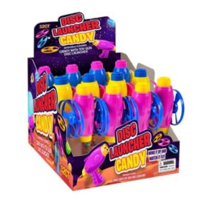 Alberts Disc Launcher Candy Toy 12ct
